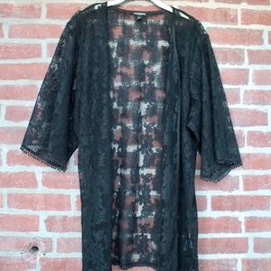 Black Lace Cover-Up